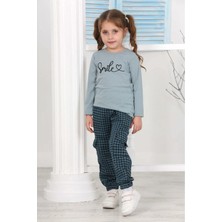 Lusana 3002 4-8 Yaş Smile Nakışlı Takım