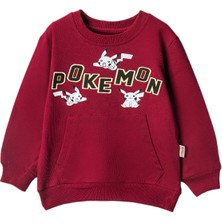 Lusana 30324 3-7 Yaş Pokemon Baskılı Sweat