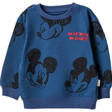 Lusana 301324 3-7 Yaş Mıckey Mouse Baskılı  Sweat