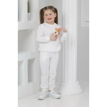 Lusana 3064 3-7 Yaş Ayıcık Detaylı Kız Takım