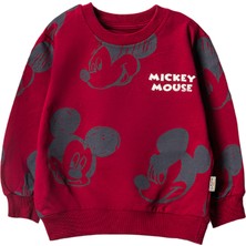 Lusana 301324 3-7 Yaş Mıckey Mouse Baskılı  Sweat