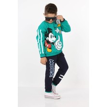 Lusana Zm 23560 3-8 Yaş Donald Mickey Baskılı Takım