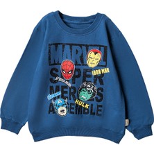 Lusana  80324 8-12 Yaş Iron Man Bask. Sweat