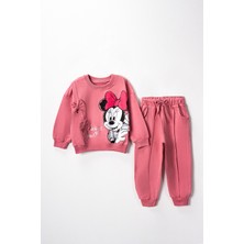 Lusana 50424 3-7 Yaş Minnie Always Smile Baskılı  Takım
