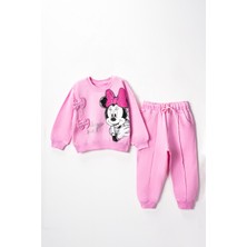 Lusana 50424 3-7 Yaş Minnie Always Smile Baskılı  Takım