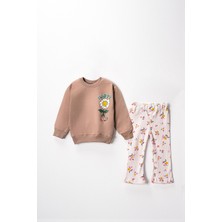 Lusana 9884 2-5 Yaş Happy  Baskılı Ikili Takım