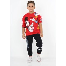 Lusana Zm 23560 3-8 Yaş Donald Mickey Baskılı Takım