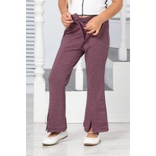 Lusana 3000-3001 4-13 Yaş Önden Yırtmaçlı Ispanyol Pantolon