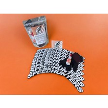 Speedhunters Motorsiklet ve Otomobil Araç Lastik Yazısı 2.5 cm 8 Adet Yapıştırıcı Arma Sticker