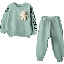 Lusana 501324 2-5 Yaş Bear Baskılı  Ayıcık Oyuncaklı Takım