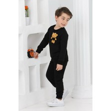 Lusana 3065 3-7 Yaş Ayıcık Detaylı Erkek Takım