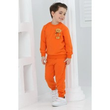 Lusana 3065 3-7 Yaş Ayıcık Detaylı Erkek Takım