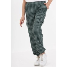 Lusana 3010 9-13 Yaş Komando Cep Paça Lastikli Pantolon