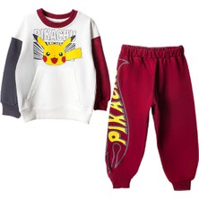 Lusana 50824 3-7 Yaş Pıkachu Baskılı 2 Iplik Takım