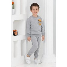 Lusana 3065 3-7 Yaş Ayıcık Detaylı Erkek Takım