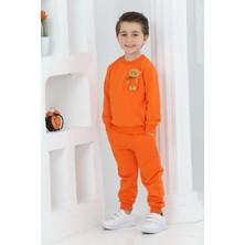 Lusana 3065 3-7 Yaş Ayıcık Detaylı Erkek Takım