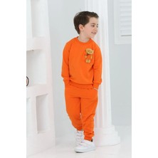 Lusana 3065 3-7 Yaş Ayıcık Detaylı Erkek Takım