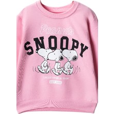 Lusana 301624 3-7 Yaş Snoopy Baskılı Sweat