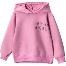 Lusana 252010 3-7 Yaş Just Smıle Baskılı  Sweat