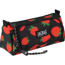 Jacbag Prime XL-Lastik Ayraçlı İki Bölmeli Kalem Kutusu