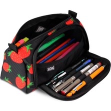 Jacbag Prime XL-Lastik Ayraçlı İki Bölmeli Kalem Kutusu