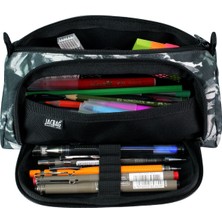 Jacbag Prime XL-Lastik Ayraçlı İki Bölmeli Kalem Kutusu