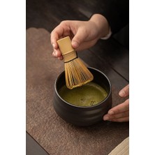 Bambu Matcha Çayı Karıştırıcı Fırça Bamboo Whisk Köpürtücü CIN578