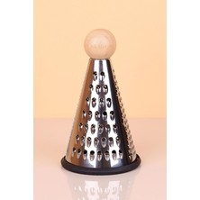 Nishev Huni Ahşap Sap Konik Çok Fonksiyonlu Top Rende - Küçük Boy