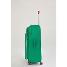 Benetton Trolley Valiz Yeşil Orta Boy 14BNT2200-02-YŞL