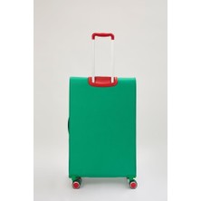 Benetton Trolley Valiz Yeşil Orta Boy 14BNT2200-02-YŞL