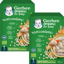 Gerber Organik Yulaflı Buğdaylı Kaşık Maması 200G x 2 Adet