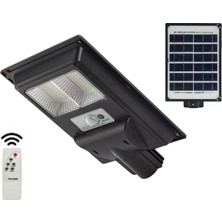 Full Reyon 100 Watt, 8000 Lümen, 6500K Beyaz Işık, Fotoselli, Sensörlü, Kumandalı Güneş Enerjili Bahçe Armatürü