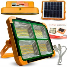 Full Reyon Güneş Enerjili, Telefon Şarz Eder, 200 Watt Çoban, Çiftçi, Bekçi Feneri 4 Farklı Işık Modlu, Sos Mod