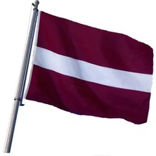 Always Teknoloji Letonya Bayrakları 70X105 cm