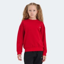 Slazenger LUPPA Unisex Çocuk Sweatshirt Kırmızı