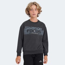 Slazenger LAST Unisex Çocuk Sweatshirt Koyu Gri