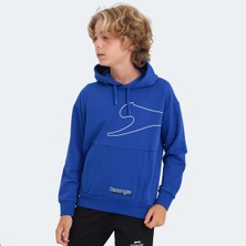 Slazenger LINK Unisex Çocuk Sweatshirt Saks Mavi