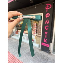 Ponçik Accessories Saten Fiyonk Otomatik Kurdele Toka