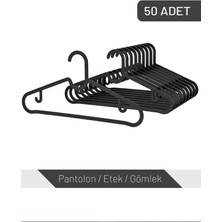 Hilamingo Home 50 Adet Slim Hanger Elbise Kıyafet Giysi Askısı