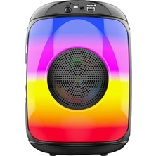 Starktech ZQS1438 Super Bass'lı Rgb Işıklı Mikrofonlu Bluetooth Hoparlör