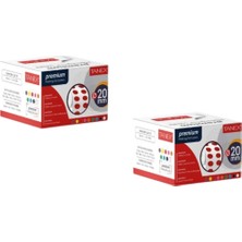 Tanex Nokta Etiketi 20 mm Kırmızı 2500 Li ( Iki Kutu)