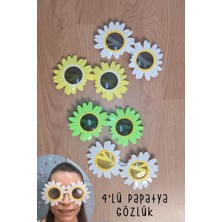 Pekshop Papatya Gözlük 4 Lü Paket Papatya Parti Gözlük
