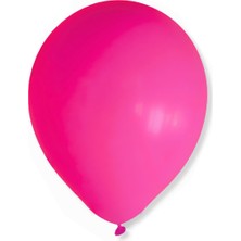 Atölye Mi Fuşya Balon 12" - 30 cm Lateks Fuşya Renk Balon 100'LU Paket
