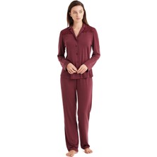 Blackspade Kadın Bordo Pijama Takımı 51606
