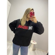 Stalk Giyim The  Baskılı 3 Iplik Şardonlu Sweatshirt