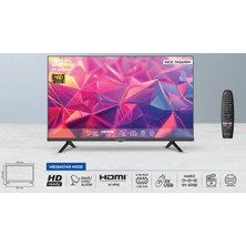 Mediastar 32" 81 Ekran Uydu Alıcılı  HD LED TV