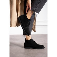 Albishoes Kadın Sıcak Astar Kaymaz Taban Süet Kumaş Rahat Kullanım Casual Kadın Süet Haşpapi Bot