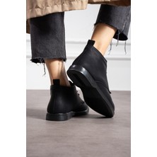 Albishoes Kadın Sıcak Astar Kaymaz Taban Zümrüt Kumaş Rahat Kullanım Casual Kadın Haşpapi Bot
