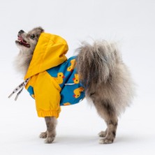 Pawstar Pekin Polarlı Su Geçirmez Küçük Irk Köpek Yağmurluğu