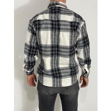 Erkek Kışlık Oduncu Gömlek Slim Fit Cepli
